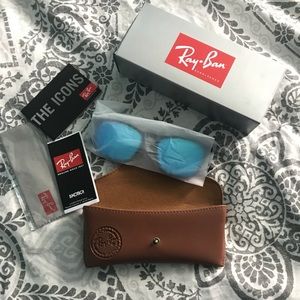 Authentic NWT blue Ray-Bans